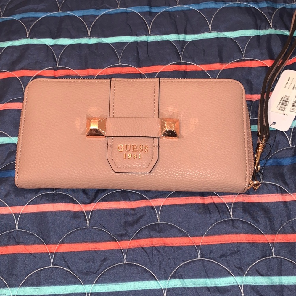 COPY - Brand new with tags pink guess wallet.